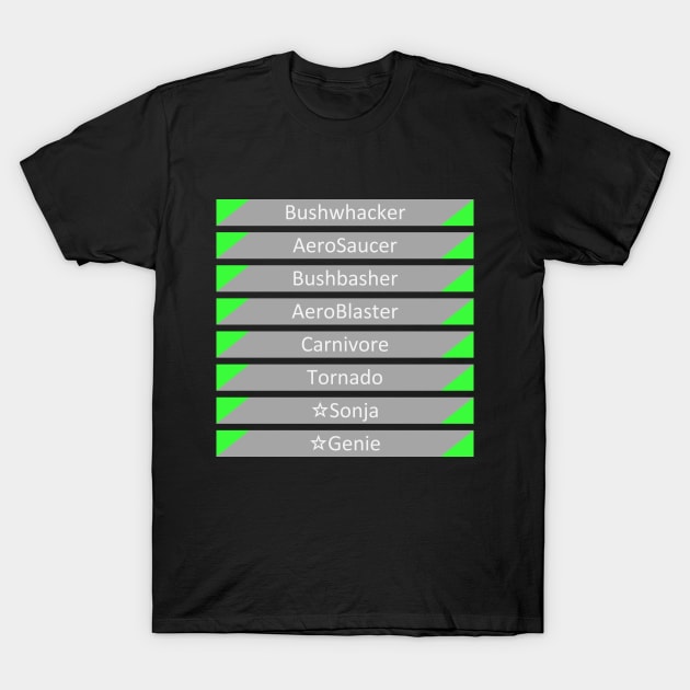 Chrono Cross Green Element T-Shirt by inotyler